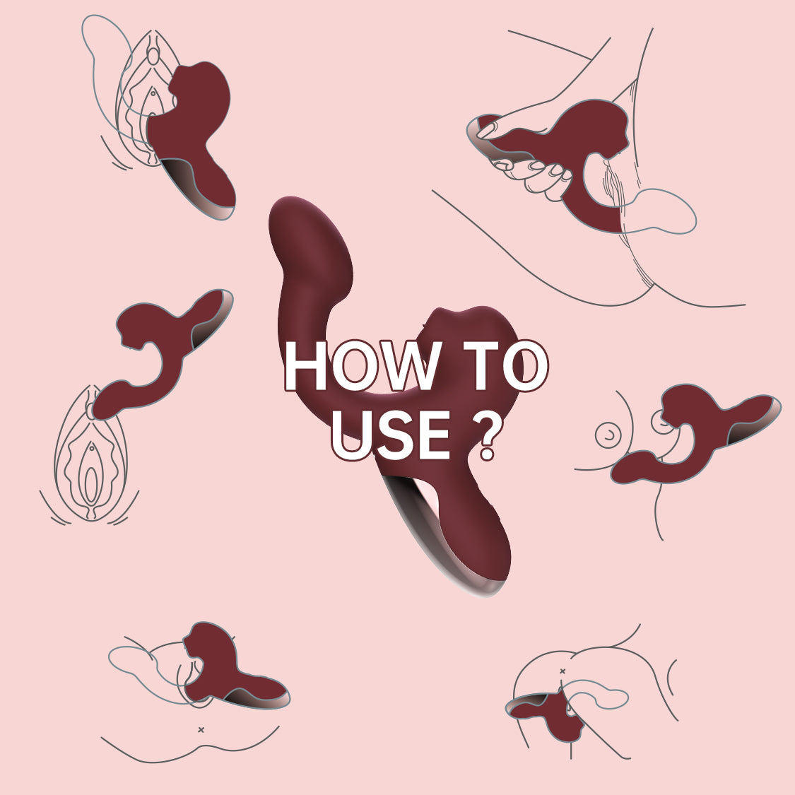 Magic Ponder Dual Stimulation Vibrator - product detail photo 10