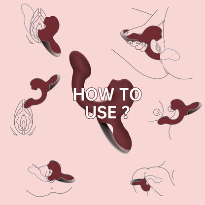 Magic Ponder Dual Stimulation Vibrator - product detail photo 10