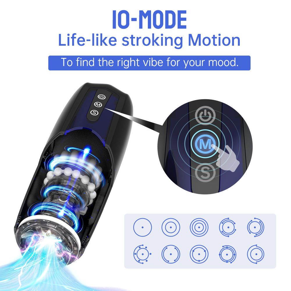 Xone interactive stroker with 10 built-in motion patterns
