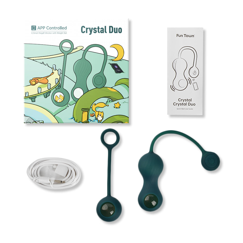 Crystal Duo vibrating trainer with Whats Sense app control