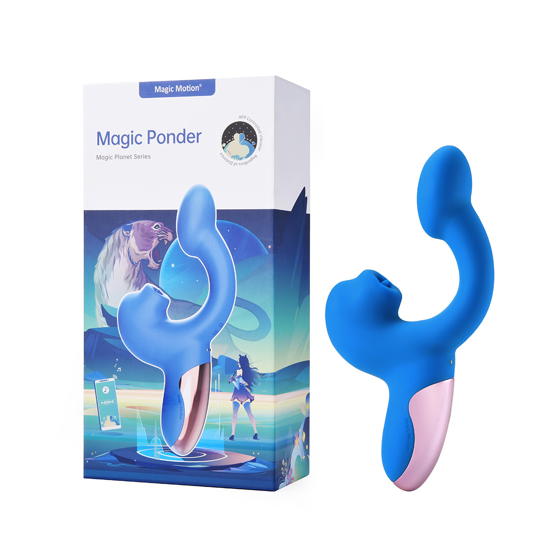 Magic Ponder Dual Stimulation Vibrator - product detail photo 13