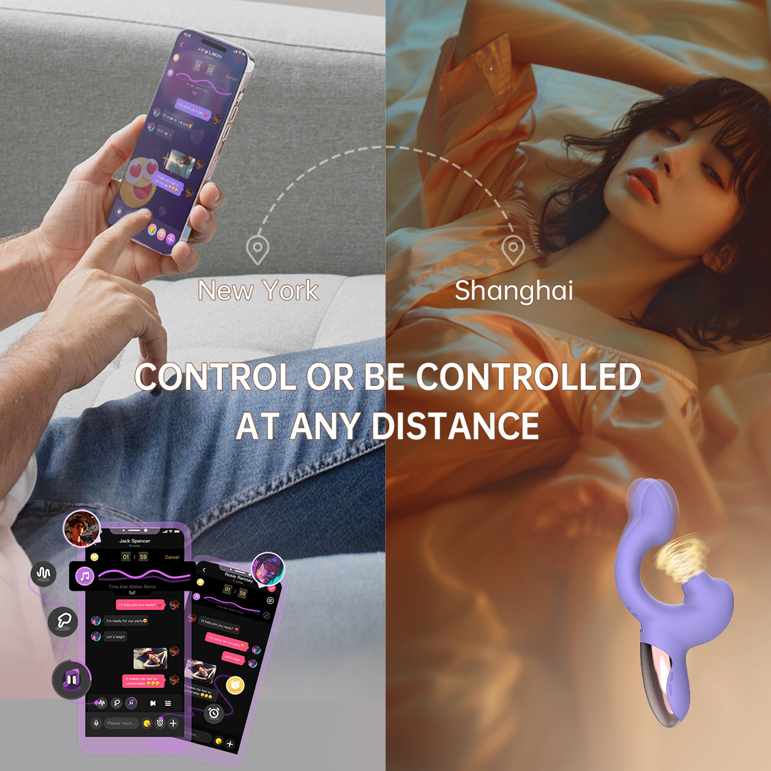 Magic Ponder Dual Stimulation Vibrator - product detail photo 12