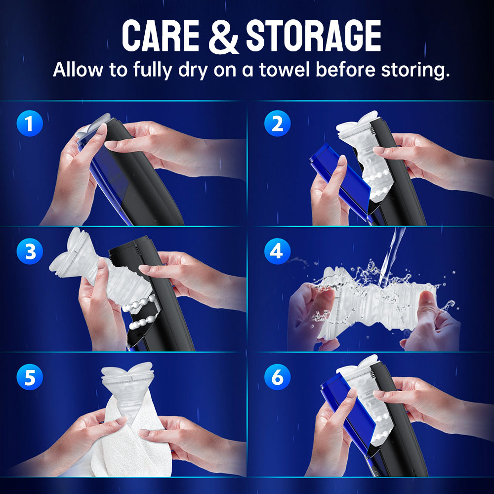 Xone interactive stroker care and storage instructions