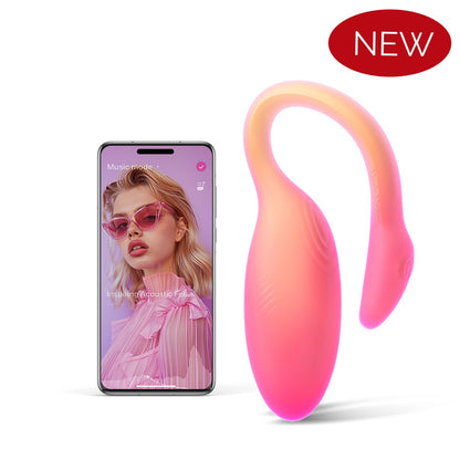 Magic Flamingo Max sensing vibrator with Magic Motion app screen