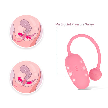 Kegel Coach multi-point pressure sensor feedback diagram