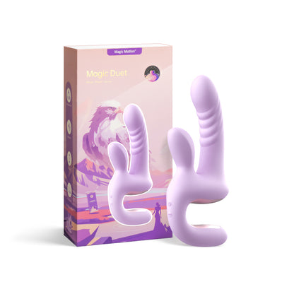Purple Magic Duet displayed with its retail packaging