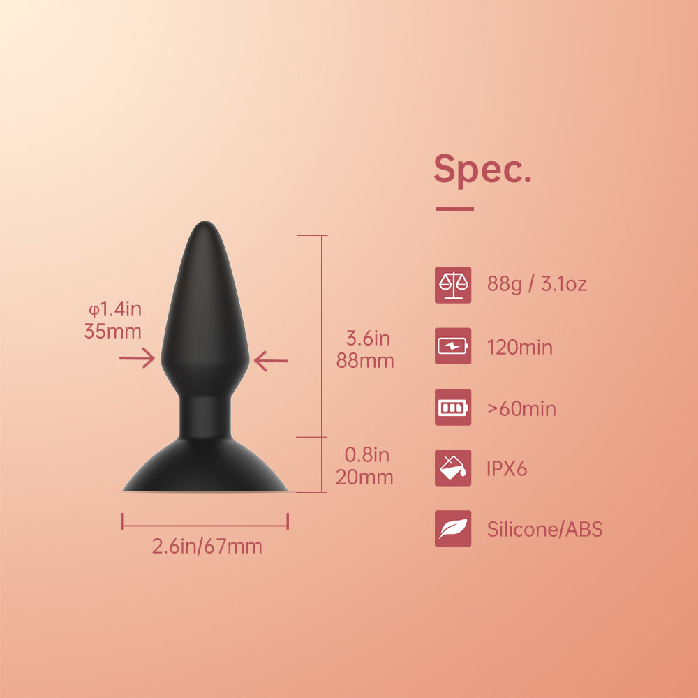 Magic Equinox Suction Cup Butt Plug - product detail photo 3
