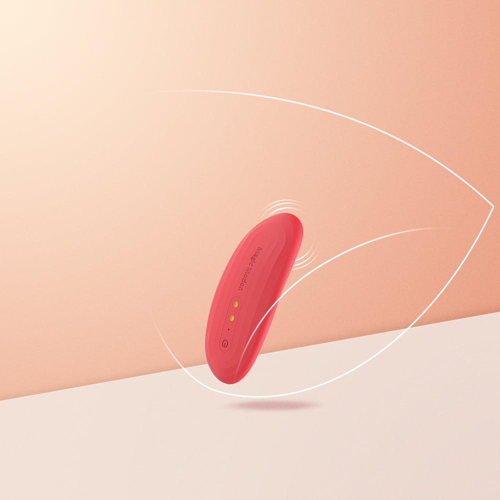 Magic Nyx slim red external wearable vibrator product detail