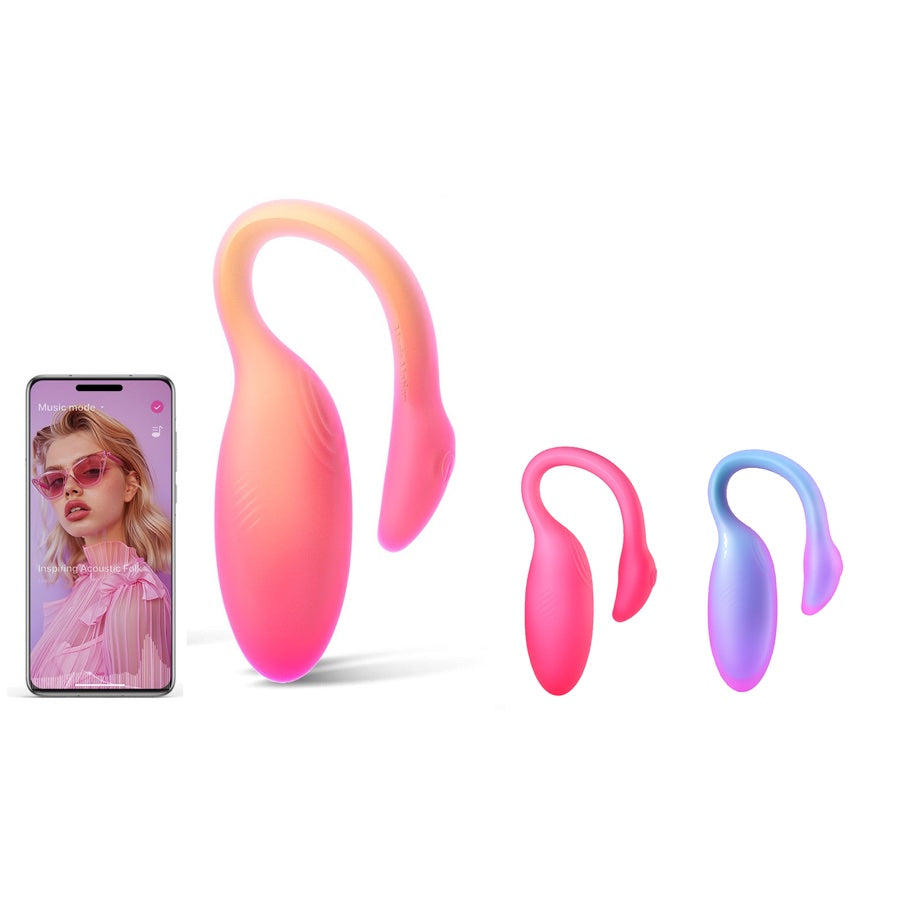 Flamingo Max colors shown with the Magic Motion App